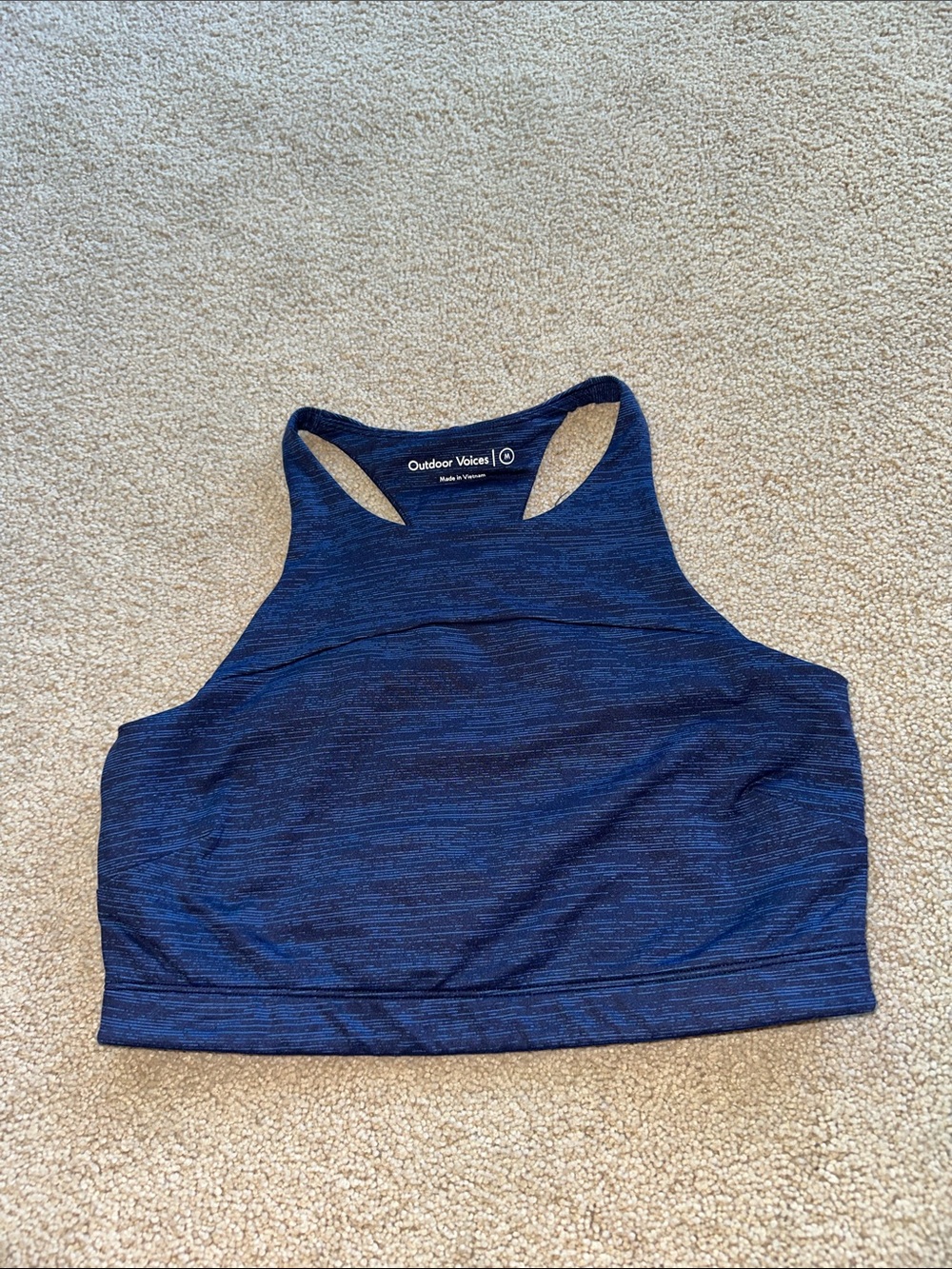 Outdoor voices cropped sports bra